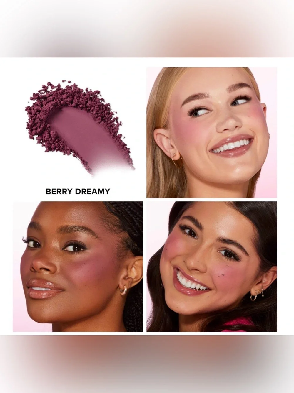 Too Faced Cloud Crush Blurring Powder Blush in Shade Berry Dreamy